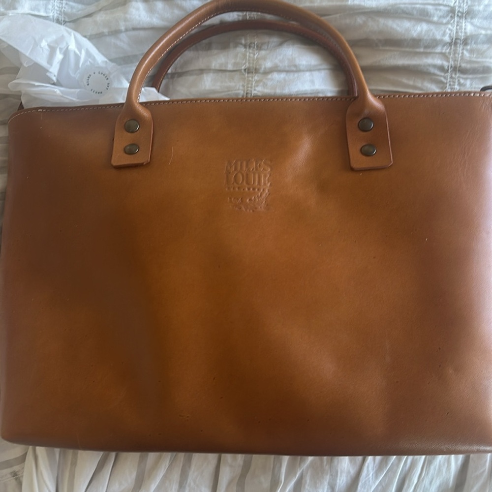Brand new!  Miles & Louie leather handbag
